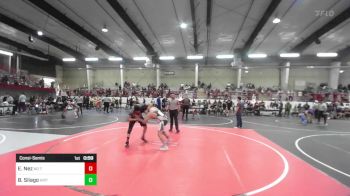 184 lbs Consolation - Elijah Nez, No Team vs Brandon Silago, Kirtland Broncos