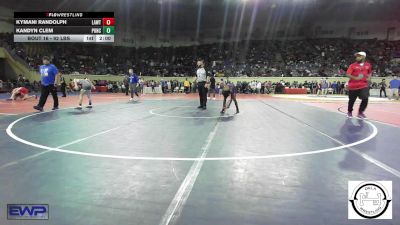 92 lbs Round Of 64 - Kymani Randolph, Lawton IKE vs Kandyn Clem, Ponca City