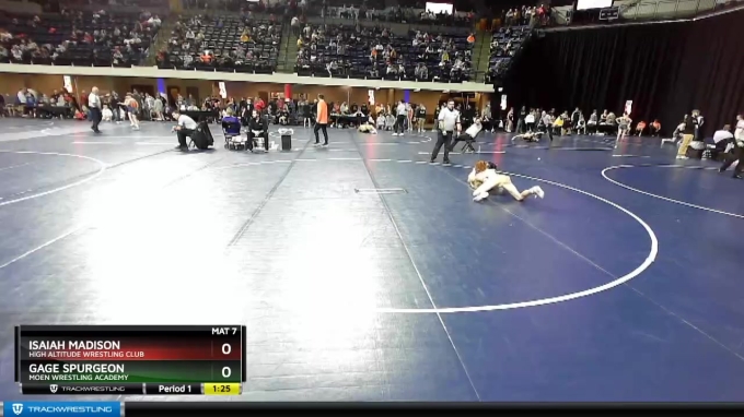 110 lbs Champ. Round 2 - Isaiah Madison, High Altitude Wrestling Club ...