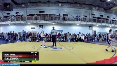 62 lbs Champ. Round 1 - Elias Johnson, Castle Wrestling Club vs Beau Paun, Rick Larsen Wrestling Club