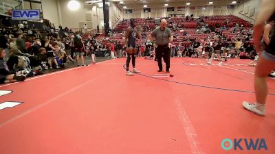 130 lbs Semifinal - Savannah Bratten, Sisters On The Mat Pink vs Rachel Garcia, Husky Girls