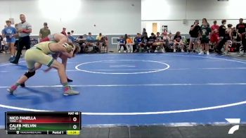 120 lbs Round 3 (6 Team) - Nico Fanella, TDWC vs Caleb Melvin, SLWC