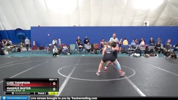 130 lbs Round 3 (8 Team) - Maximus Baxter, Donahue Black vs Luke Thompson, CP Wrestling
