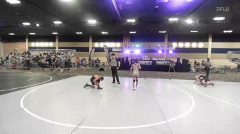 100 lbs Semifinal - Wyatt Mendez, The Empire vs Emery Merlos, Surfside Rtc