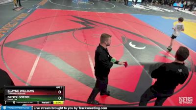 Champ. Round 1 - Blayne Williams, Tekamah-Herman vs Brock Goebel, Syracuse