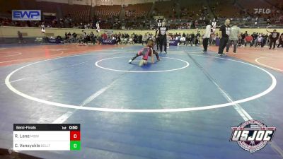 Semifinal - Rayden Lane, Midwest City Bombers Youth Wrestling Club vs Cooper Vansyckle, Bridge Creek Youth Wrestling