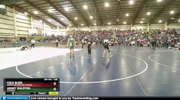 129 lbs Cons. Round 3 - Cole Burr, Green Canyon High School vs Henry Walston, Olympus