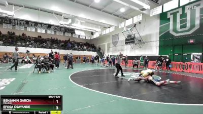 175 lbs Champ. Round 3 - Benjamin Garcia, Millikan vs Efosa Osayande, Penninsula