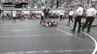 215 lbs Round 2 (6 Team) - Malcom Burris, Team Shutt Mau Mau vs Vincent McAteer, CTWHALE