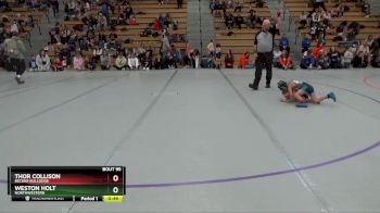 45 lbs 5th Place Match - Thor Collison, Becker Bulldogs vs Weston Holt, Northwestern
