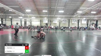 126 lbs Quarterfinal - Luis Damas, Legacy Wrestling vs James Hanley, Headhunters WC