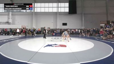 170 lbs Champ. Rd Of 16 - Sara Martinez, Beat The Streets Chicago vs Adelaide Holderman, Michigan Premier