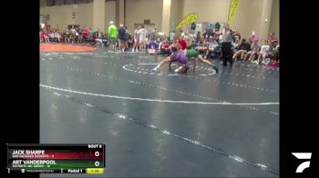 150 lbs Round 2 (6 Team) - Jack Sharpe, Bad Natured Rodents vs Art Vanderpool, Patriots WC Green