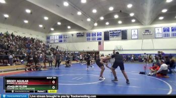 220 lbs Quarterfinal - Brody Aguilar, Academy Of Wrestling vs Joaquin Klein, Charter Oak Youth Wrestling