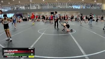 72 lbs Round 4 (6 Team) - Zavier Roye, Triangle WA vs Cael Schlueter, Rough House
