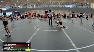 72 lbs Round 4 (6 Team) - Zavier Roye, Triangle WA vs Cael Schlueter, Rough House