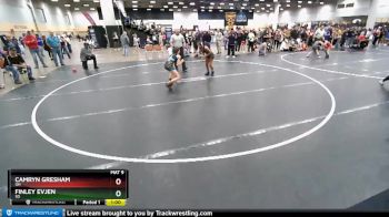 97 lbs Quarterfinal - Finley Evjen, SD vs Camryn Gresham, OH