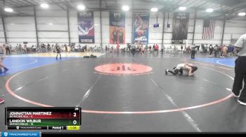 68 lbs Rd# 8- 12:30pm Saturday Final Pool - Johnattan Martinez, No Escape W.A. vs Landon Wilbur, Untouchables