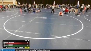 83 lbs Champ. Round 1 - Isaac Weber, WI vs Brock Goebel, NE