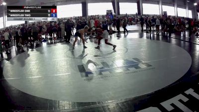 150 lbs Champ. Round 1 - Justin Wardlow, Harvey Twisters WC vs Braylon Books, Gladiator Wrestling Academy