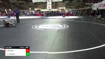 70 lbs Cons. Round 3 - Abel Vasquez, Poway Wrestling vs Joseph Garzaro, California