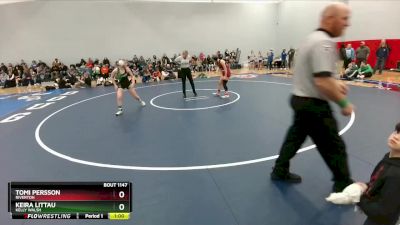 120 lbs Cons. Round 1 - Keira Littau, Kelly Walsh vs Tomi Persson, Riverton