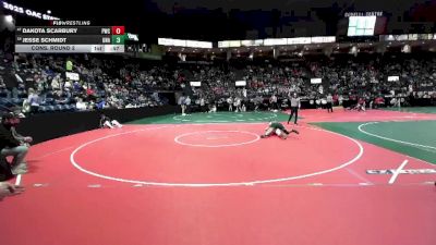 126 lbs Cons. Round 2 - Dakota Scarbury, PWCA vs Jesse Schmidt, Unattached
