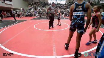 88 lbs Rr Rnd 3 - Ruby Johnson, Brushy Wrestling Club vs Ashtyn Collins, Pitbull Wrestling Academy