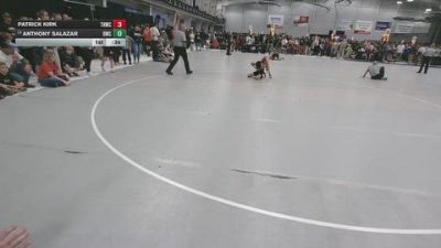 96 lbs Champ. Rd Of 64 - Anthony Salazar, 817 Wrestling Club vs Patrick Kirk, Tough House Wrestling Club