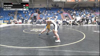 189 lbs 3rd Place - Ryan Lengal, Bishop McDevitt vs Ty Blasko, Derry Area
