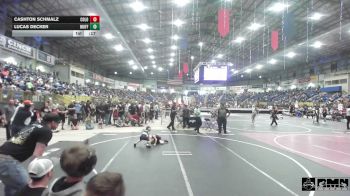 43 lbs Consolation - Cashton Schmalz, Colorado Hammers vs Lucas Decker, Moffat County