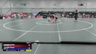 106 lbs Round 3 (8 Team) - Camden Rugg, Wisconsin vs Zander Manz, Iowa