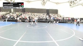 122-H lbs Round Of 32 - Finley Monahan, Rocky Point vs Dominick Lezark, CJA