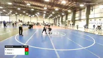 132 lbs Prelims - Konlin Weaver, GA vs Tristin Greene, OH