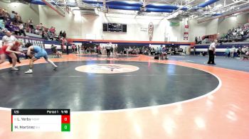 126 lbs Cons. Semi - Lincoln Yerby, Morton vs Mateo Martinez, Stanford Olympia