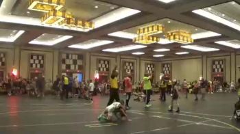 56 lbs Round 4 (6 Team) - Alivia Fowler, Upper Twp Green Hornets vs Vinny Martinez, Armory Red