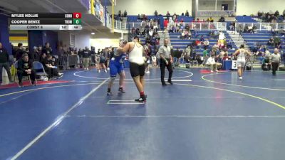 285 lbs Consy 6 - Myles Hollis, Connellsville vs Cooper Bentz, Thomas Jefferson