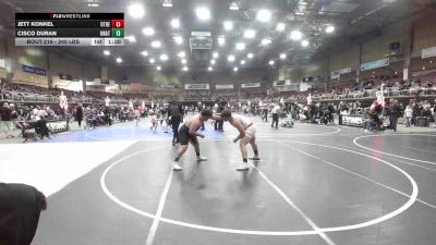 240 lbs Rr Rnd 2 - Jett Konkel, Other Team vs Cisco Duran, Unattached