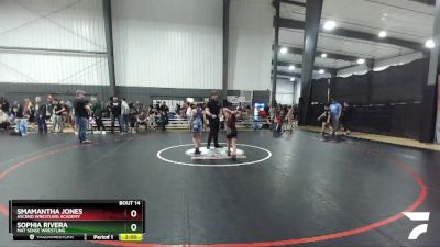 71-80 lbs Round 2 - Sophia Rivera, Mat Sense Wrestling vs Smamantha Jones, Ascend Wrestling Academy