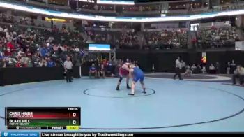 195 lbs Champ. Round 1 - Blake Hill, Moffat County vs Chris Hinds, Classical Academy