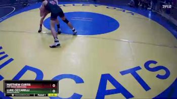 128 lbs Cons. Round 2 - Luke Ciccarelli, Smash Mouth vs Matthew Curtis, Mat Sense Wrestling