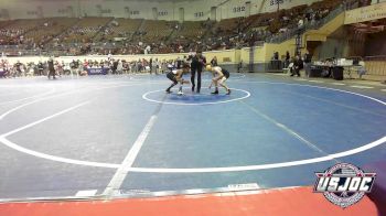 85 lbs Consi Of 8 #1 - HAYDEN WILSON, Open Mats vs Maxwell Drew, Team Tulsa Wrestling Club