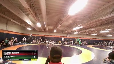 49 lbs Round 1 (16 Team) - Kade Sweat, Wasatch vs Paxton Dunbar, Uintah