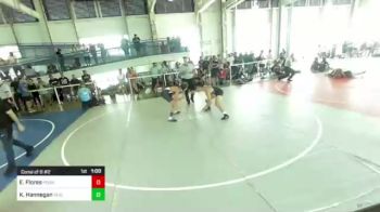 126 lbs Consi Of 8 #2 - Elijah Flores, Pounders WC vs Kilian Hannegan, Reign WC