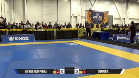 Cameron A. vs Matheus Souza Pereira 2025 World IBJJF Jiu-Jitsu No-Gi Championship