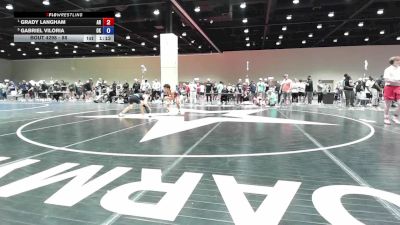 88 lbs Semis - Grady Langham, AR vs Gabriel Viloria, OK