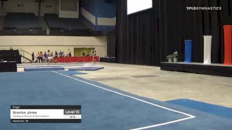 Braxton Jones - Floor, DeVeau's School of Gymnastics - 2021 USA Gymnastics Development Program National Championships