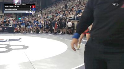 126 lbs Champ. Rd Of 128 - Durand Hamley, ND vs Mason Hagen, SD