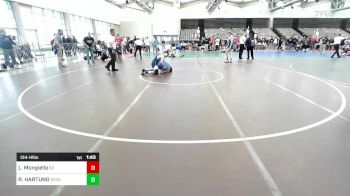 134-H lbs Final - Leo Mongiello, Barn Brothers vs RYAN HARTUNG, RedNose Wrestling School