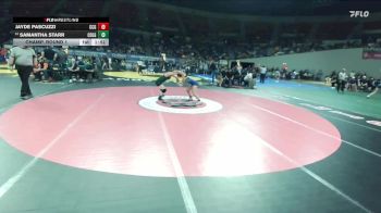 4A/3A/2A/1A Girls 130 Champ. Round 1 - Samantha Starr, Colton Girls vs Jayde Pascuzzi, Crook County Girls